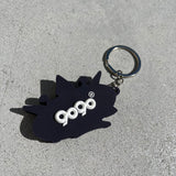 國王徽標橡膠鑰匙