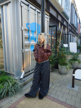 合成皮革短襯衫