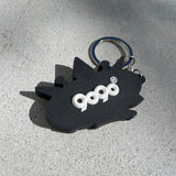 國王徽標橡膠鑰匙