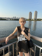 Assortment graphic sleeveless