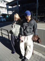 銷毀的拼貼拉鍊連帽衫