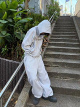 glitter back logo sweat pants