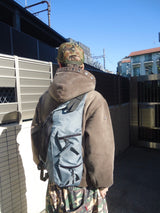 銷毀的拼貼拉鍊連帽衫