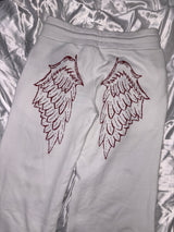 Feather Logo Slim Sweat Pants