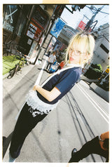 90 로고 도트 티