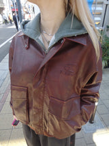 合成皮革短襯衫