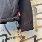 90 로고 후드 양털 재킷