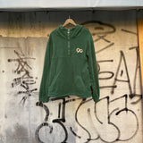 90 로고 후드 양털 재킷