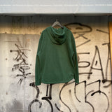 90 로고 후드 양털 재킷