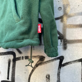 90 로고 후드 양털 재킷