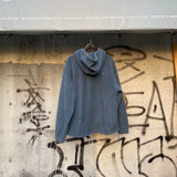 90 로고 후드 양털 재킷