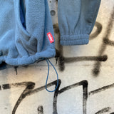 90 로고 후드 양털 재킷