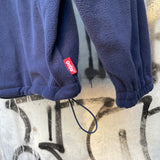 90 로고 후드 양털 재킷