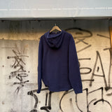 90 로고 후드 양털 재킷