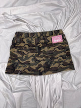 Double Waist Glitter Skirt