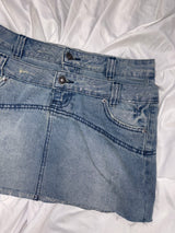 Double Waist Glitter Skirt