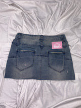 Double Waist Glitter Skirt