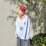 9090 × UMBRO STRIPE L/S Game Shirt