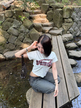 Random stitch yung logo ss tee