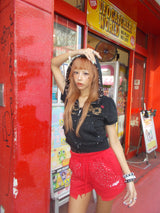 Rhinestone Micro Shorts