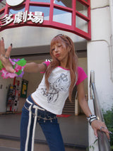 Cross Logo Raglan Tee