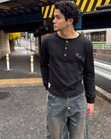 フラワースタッズサーマルTシャツ