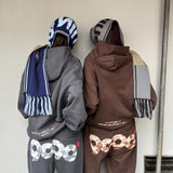 90徽標迷彩連帽衫