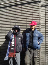 9090 × umbro Removable Hood Puffer Jacket