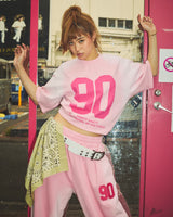 90 Numbering Sprayed Sweat Pants