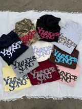universal logo assortment random zip hoodie