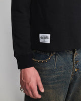 스터드 스트레이트 데님 팬츠