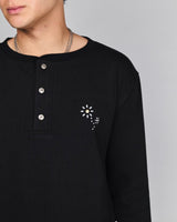 フラワースタッズサーマルTシャツ