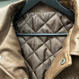 Tagging Logo Vintage Leather Jacket