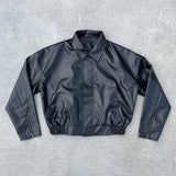 가죽 지퍼 재킷