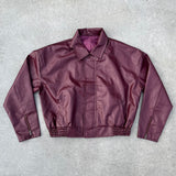 가죽 지퍼 재킷