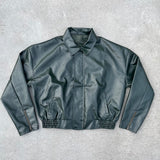 가죽 지퍼 재킷