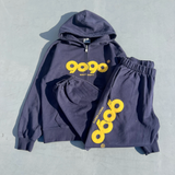 9090 OG徽標拉鍊連帽衫