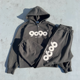 9090 OG徽標拉鍊連帽衫