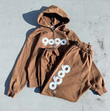 9090 OG徽標拉鍊連帽衫