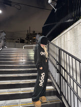 9090 OG徽標拉鍊連帽衫