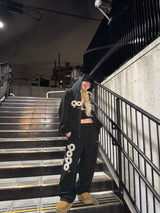 9090 OG徽標拉鍊連帽衫