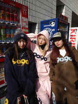 9090 OG徽標拉鍊連帽衫