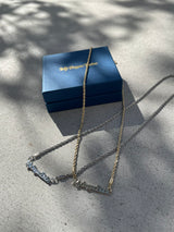 Screw Chain Logo Necklace