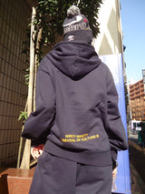 9090 OG徽標拉鍊連帽衫