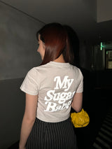 Reflector print T shirt