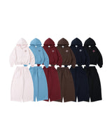 Butterfly logo big studs zip hoodie pack set up
