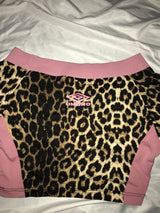 9090girl × umbro Leopard Off Shoulder Tee