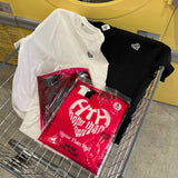 2팩 티셔츠 (블랙 & 화이트)