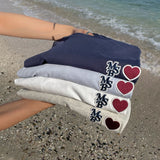 MSB 하트 패치 로고 티