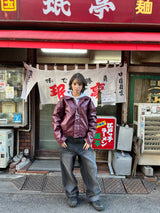 가죽 지퍼 재킷